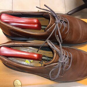 New Ecco Shock Men's Lace up Oxford Dress Shoes W/Tree Inserts